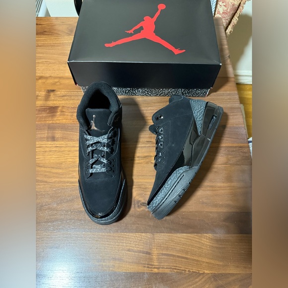 Nike Air JORDAN 3 RETRO OG 'BLACK CAT' (CT8532-001) Basketball Sneakers Size 11 - Picture 1 of 9